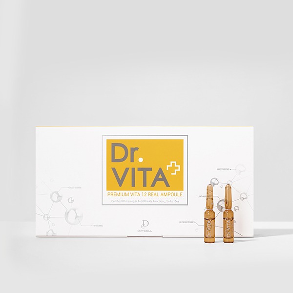 Dr.Vita Premium Vita 12 Real Ampoule Vitamin C – Bộ tinh chất Dr.Vita Premium 12 Real Ampoule Vitamin C (10ốngx2ml)